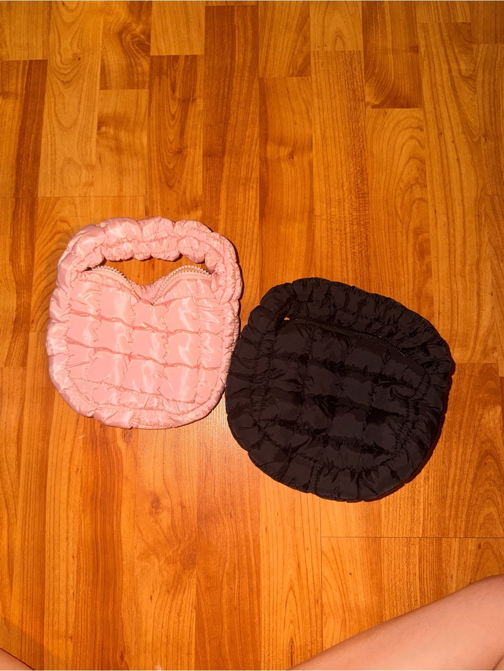 Mini Puffer Bag Bundle - Pink & Black